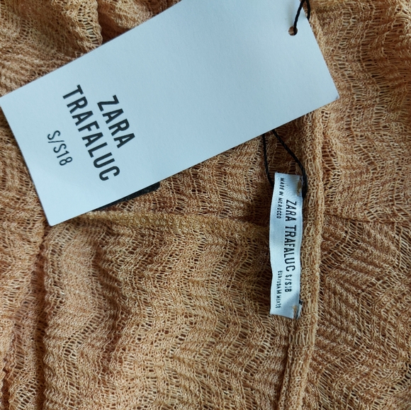 ZARA | NWT Beige Knit Overalls - Picture 5 of 5